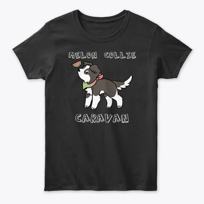 Melon the Dog Shirt - Black Edition